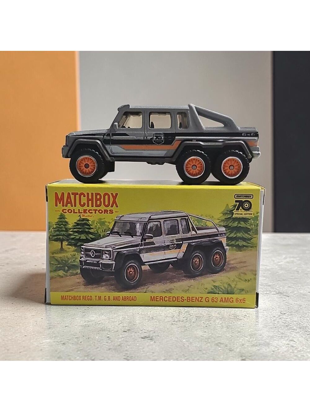 Matchbox Collectors Mercedes‑Benz G63 AMG 6x6 70th Anniversary Special Edition